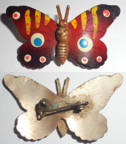 Vintage bijou broche papillon - broche,