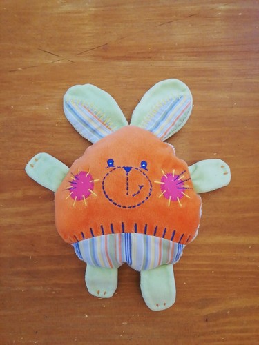 Doudou takinou lapin vert - takinou,