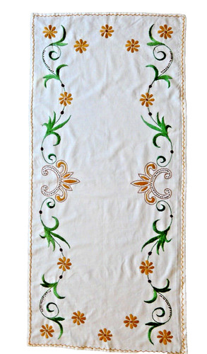 Napperon ancien brodé - ,
