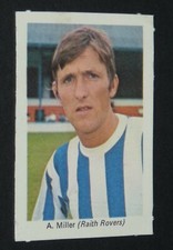 FOOTBALL IPC MAGAZINE SMASH CARD 1970 #29 ALAN MILLER RAITH ROVERS FC ECOSSE