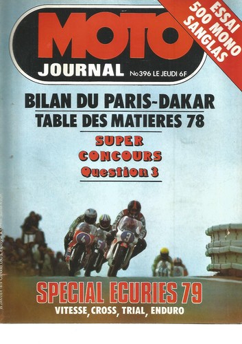 Moto journal 396 - moto, bilan