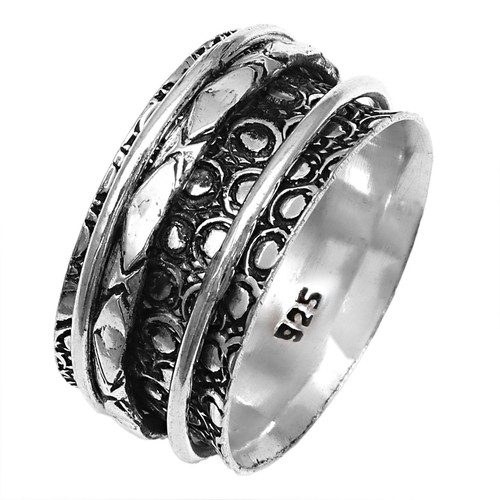 Bague toupie argent - toupie,