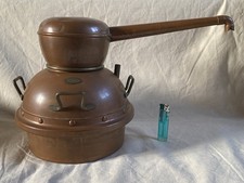 Ancien Alambic De Pharmacie en Cuivre - Métier Art Populaire 