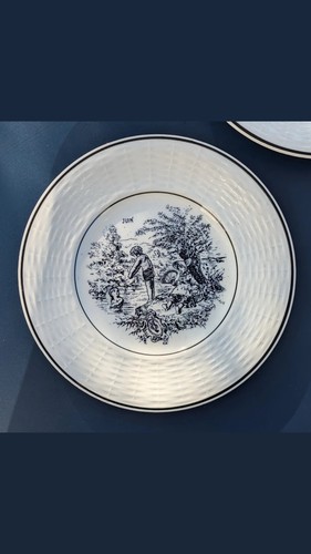 Assiette parlante ancienne