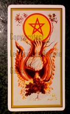 SALVADOR DALI Carte de tarot exclusive Tarot card 