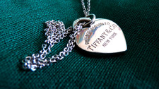 "TIFFANY & CO new york"  PENDENIF a CHAINE ARGENT 925 BELLE OCCASION