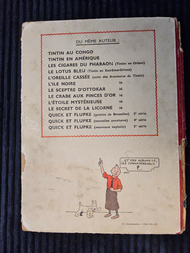 Tintin secret de la - de,
