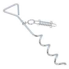 Piquet d'attache en spirale avec ancre à ressort pour chiens jardin extérieur