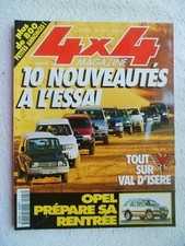 4X4 MAGAZINE N°203 08/1998 SALON VAL D'ISERE ML 320 SAMURAI 1.9 MUSSO PAJERO 2.8