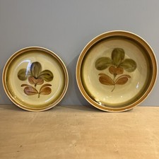 Plat Creux et Assiette Faïencerie de Gien Modèle Fuego Vaisselle Vintage