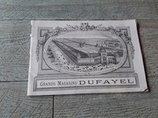 catalogue ancien général grands magasins dufayel paris mobilier divers