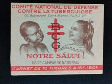 carnet timbres 10 vignettes