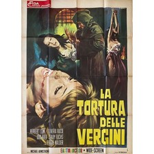 MARK OF THE DEVIL Italian Movie Poster  - 39x55 in. - 1970 - Michael Armstrong,