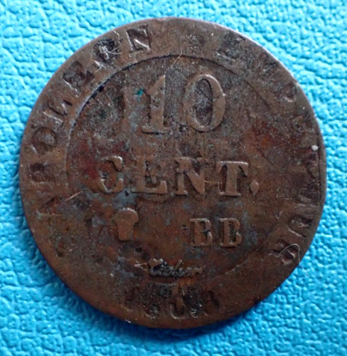 Centimes napoleon 1er 1808 - 10,
