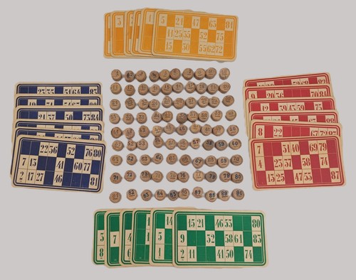 Jeu loto traditionnel avec - traditionnel,