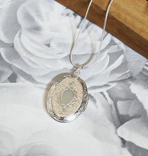 Argent Sterling Ovale Vintage