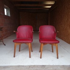 Paire de Fauteuils Bridge 1950