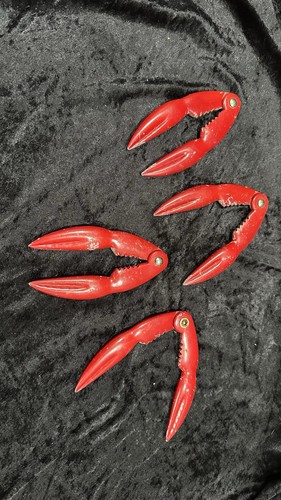 Vintage lot red - lot, enamel