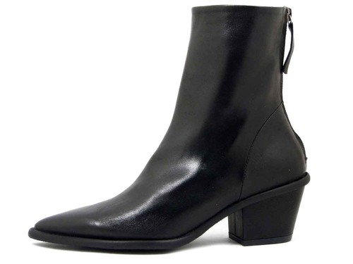 Bottines santiags cuir - cuir, femme