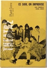 (THEÂTRE) L'Avant-Scène. CE SOIR, ON IMPROVISE, 1965