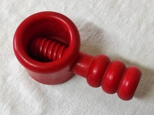 Ustensile de cuisine Casse noix à vis en bois Rouge