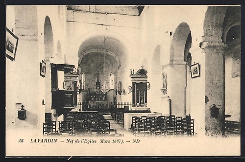 Cpa lavardin nef - lavardin,, de