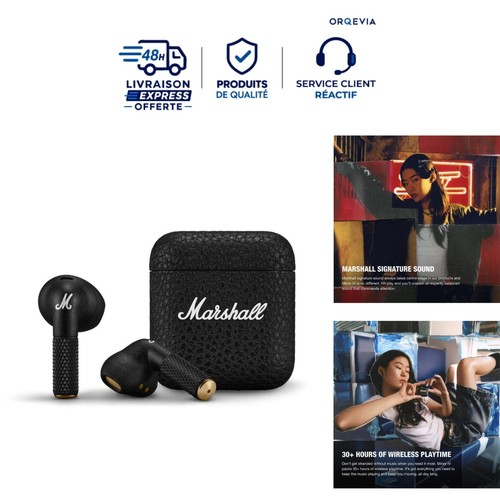 écouteurs bluetooth marshall - Écouteurs,