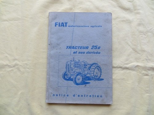Tracteur fiat et ses - 25,