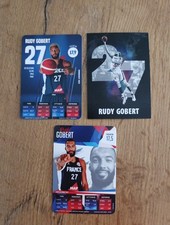 Rudy Gobert Lot 3 Cartes Slam