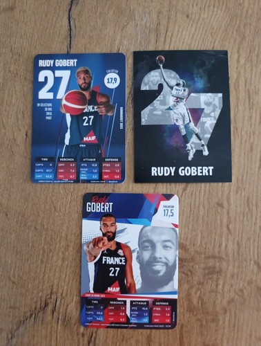 Rudy gobert lot cartes slam - 3,