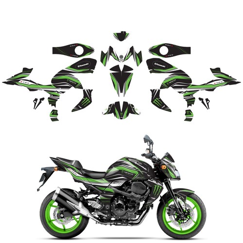 Kit autocollant kawasaki z750 - autocollant,