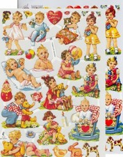 Chromo EF Découpis Naissance 7018 Decoupage Collage Carterie