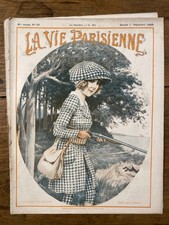 Revue La Vie Parisienne  1923#35 -  Maurice MILLIERE "Mort aux Lapins"- Curiosa