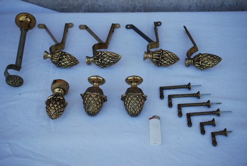 Lot embouts tringle à - 1,