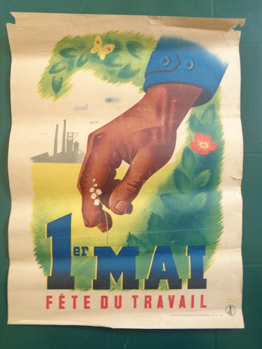 Affiche ancienne guerre 45 - affiche,