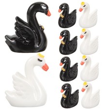 24 Pcs Figurine De Cygne