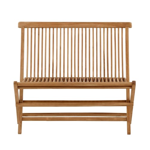 Banc jardin pliable teck - banc,