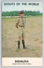 Postcard Bermuda Scouts Of The