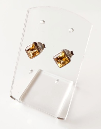 Boucle oreille citrine - boucle,