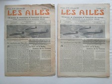LES AILES 1939 957 GUERRE AERIENNE WWII HENSCHEL 126 PSV RADIO PARACHUTE KOHN