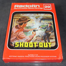 Rare en BOITE ROUGE Acetronic / radofin / Prinztronic SHOOT OUT MPU 1000