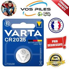 Pile bouton VARTA Lithium 3V Blister CR2025 DL2025 BR2025 ECR2025 EL2025 165 mAh