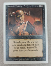 Demonic Tutor Revised NM Mtg