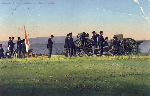 Cpa militaria armée suisse - militaria,
