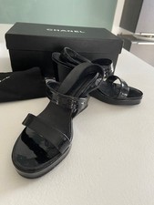 Nus pieds compensés vernis - compensés,