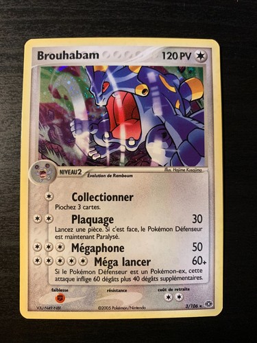 Carte pokémon holo brouhabam - pokémon,