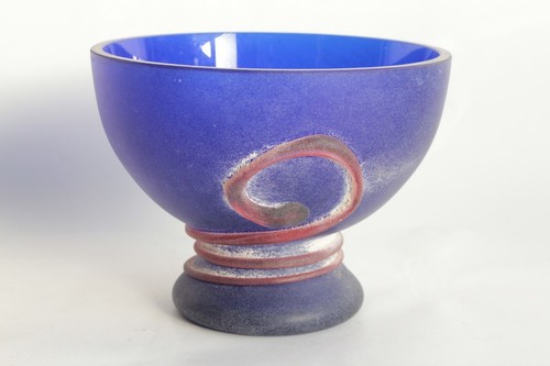 Coupe verre scavo bleu - verre,