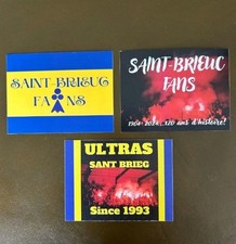 Lot 3 Stickers Ultras Saint-Brieuc Stade Briochin