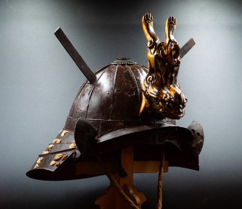Véritable ancien casque - , de