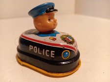 Yonesawa Yone J Auto tamponneuse police tole mecanique 1/24 Bon Etat